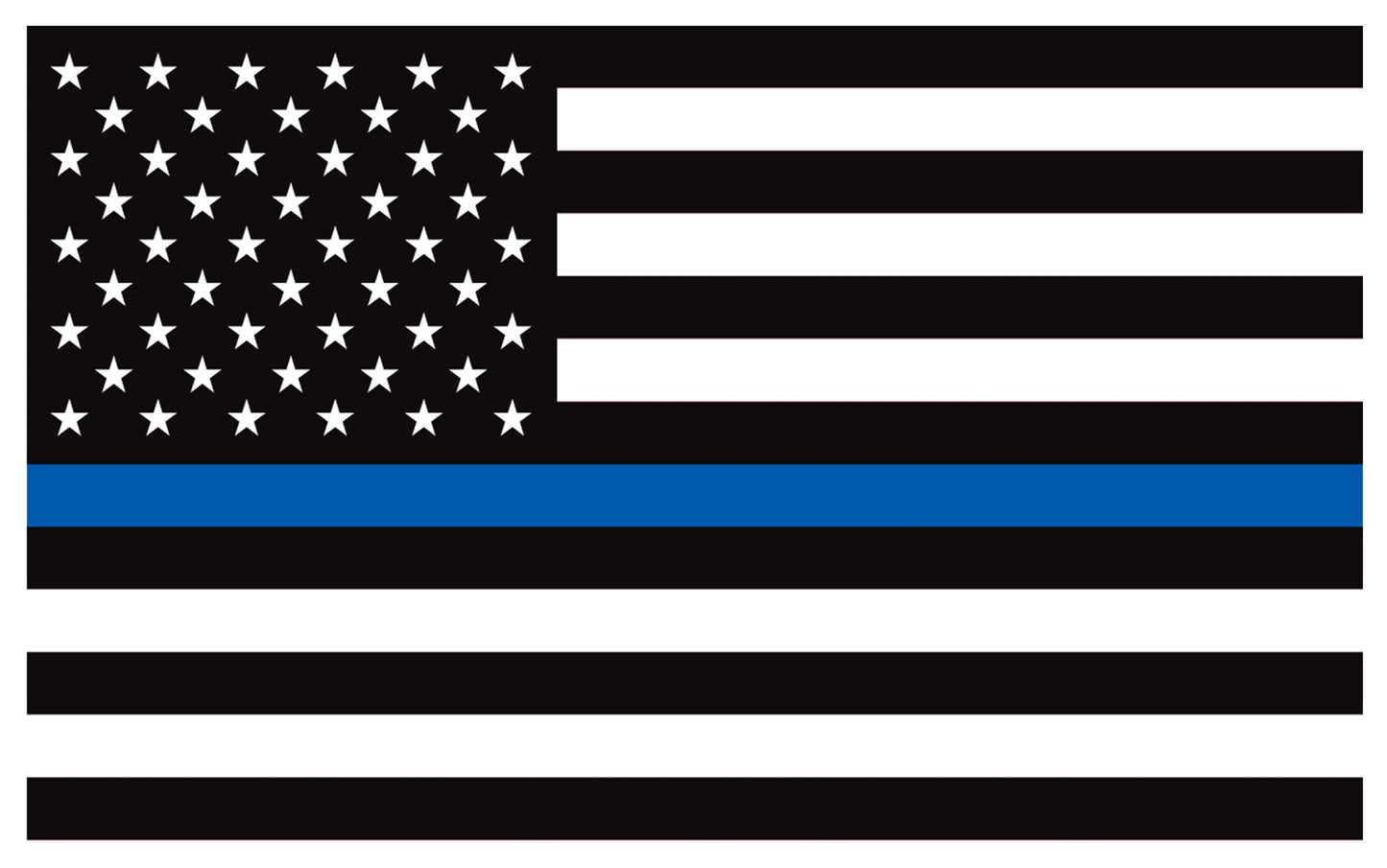 New General American Flag Premium Vynl Decals - Thin Blue Line Flag Decal - Single