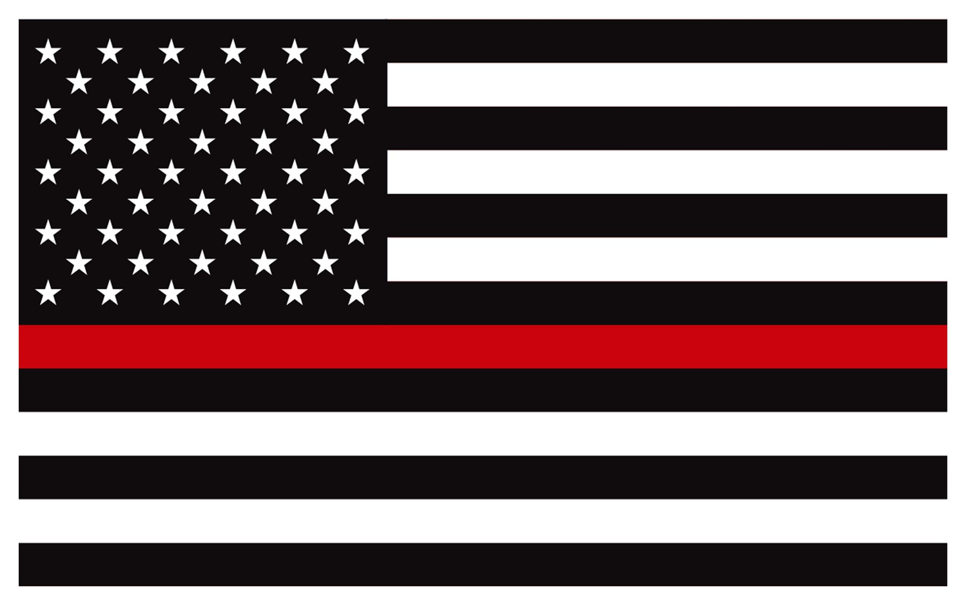 New General American Flag Premium Vynl Decals - Thin Red Line Flag Decal - Single