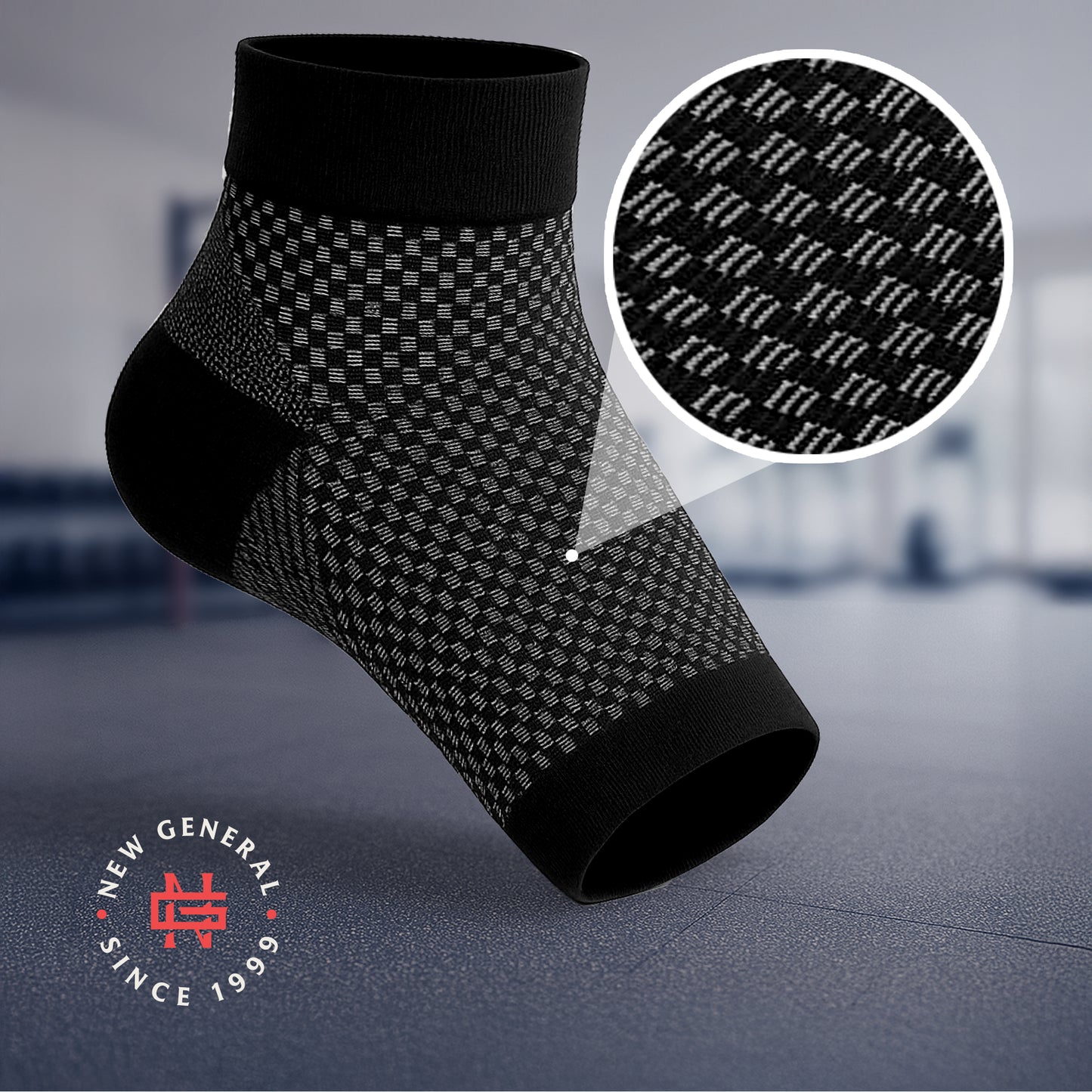 New General Recover Compression Socks - Black