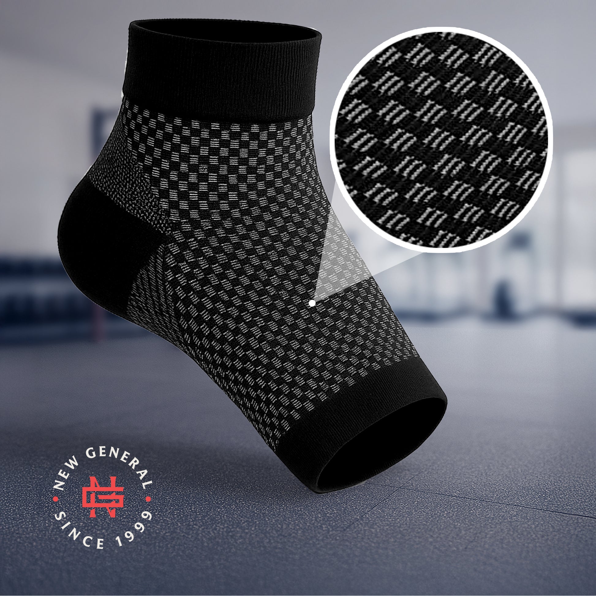 New General Recover Compression Socks - Black
