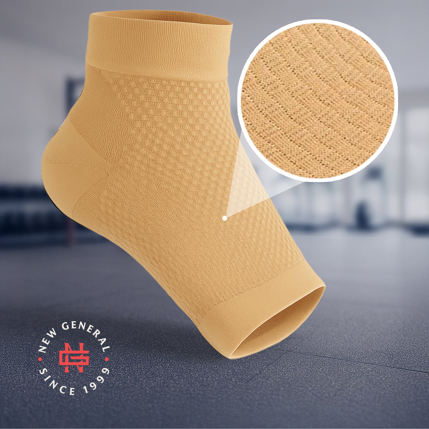 New General Recover Compression Socks - Nude