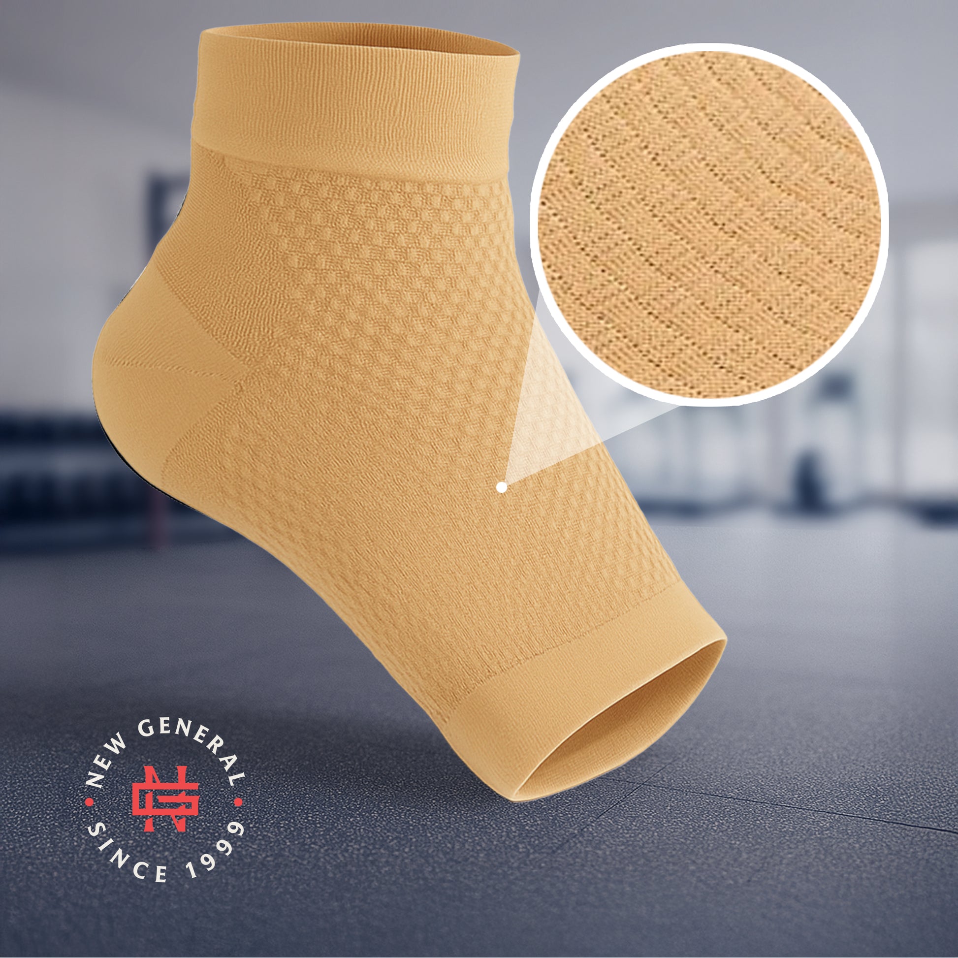 New General Recover Compression Socks - Nude