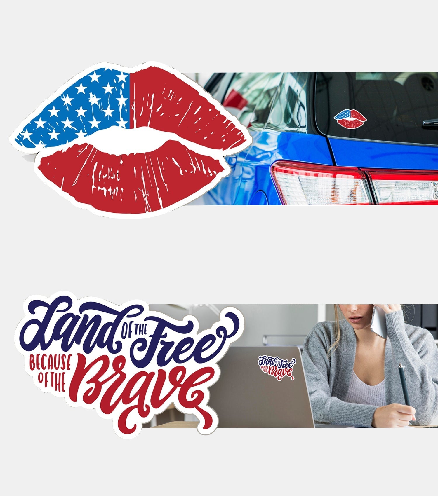 New General American Premium Vinyl Decals - Liberty's Expression