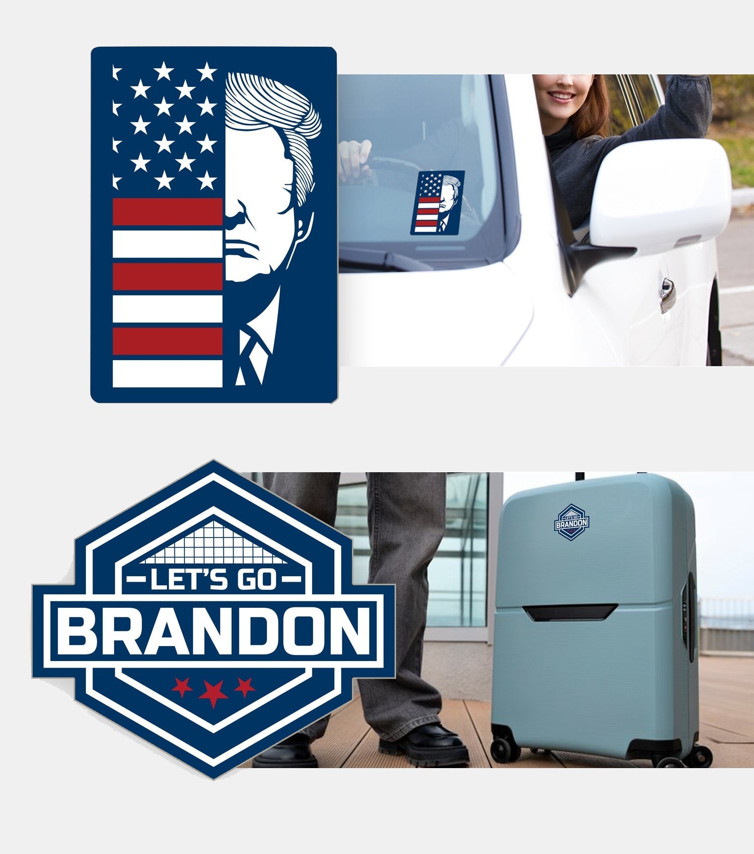 New General American Premium Vinyl Decals - Rallying Voices