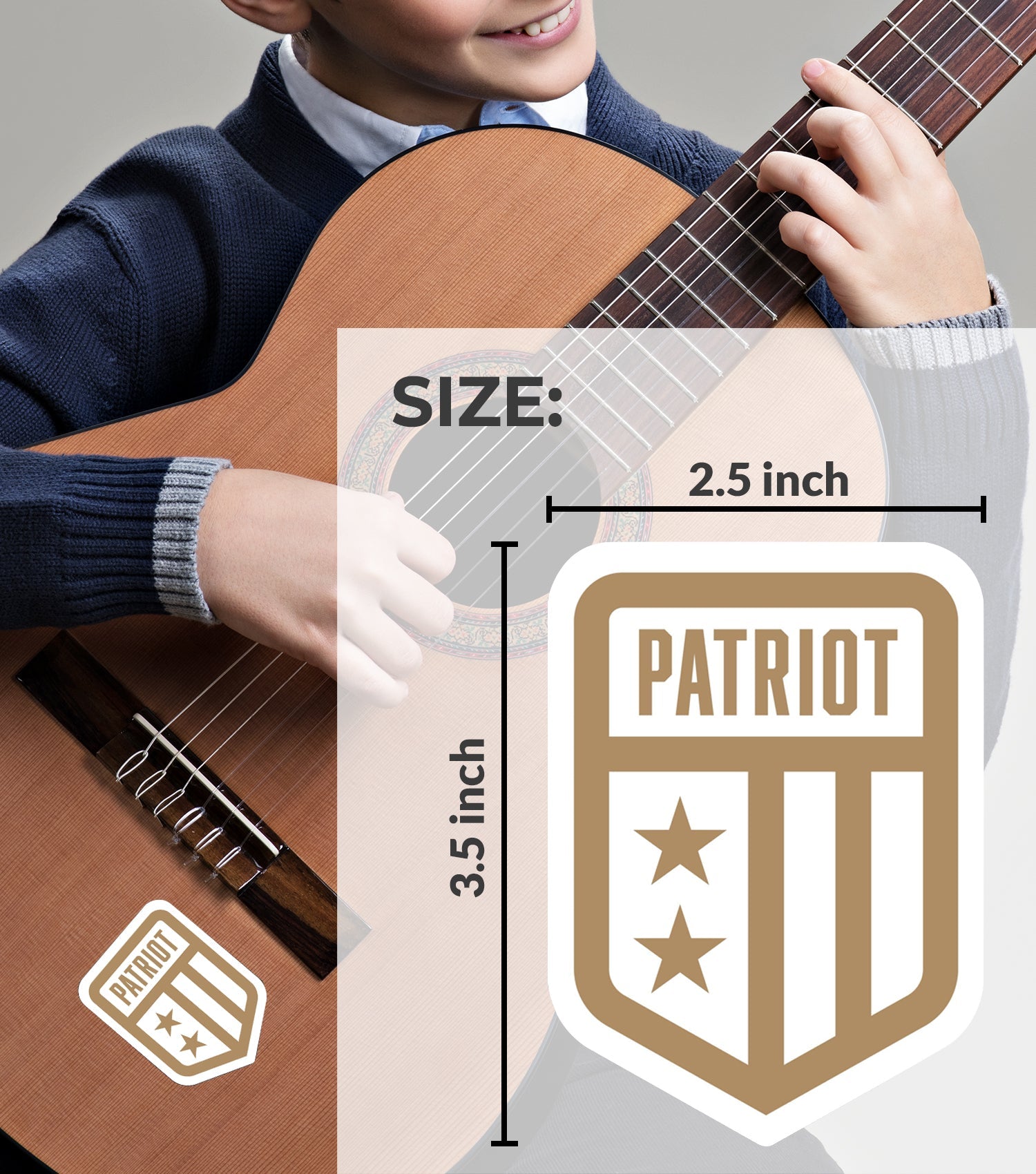 New General American Premium Vinyl Decals - Brave & Bold