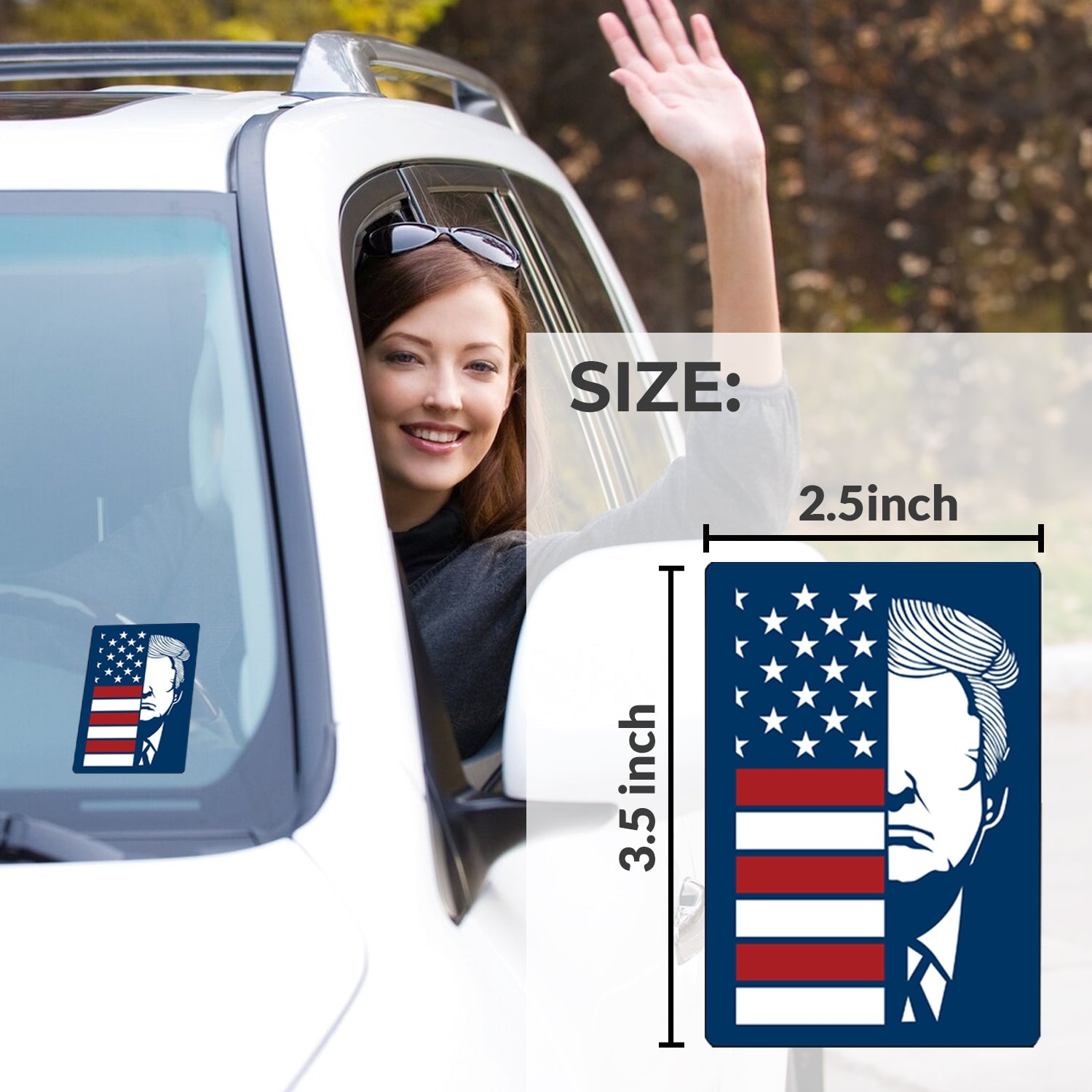 New General American Premium Vinyl Decals - Stars & Stripes