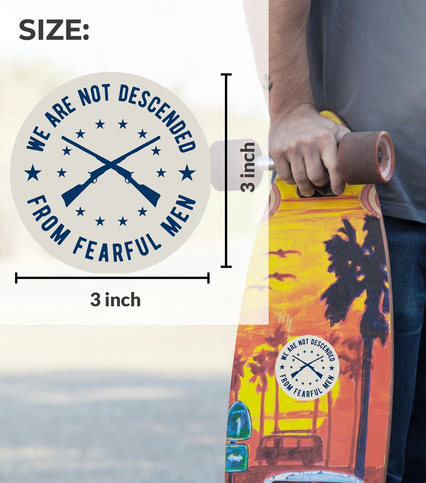 New General American Premium Vinyl Decals - Valor & Virtue